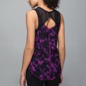 EC Lululemon Sculpt Tank - Breezie Regal Plum Black / Black - Size 8/10